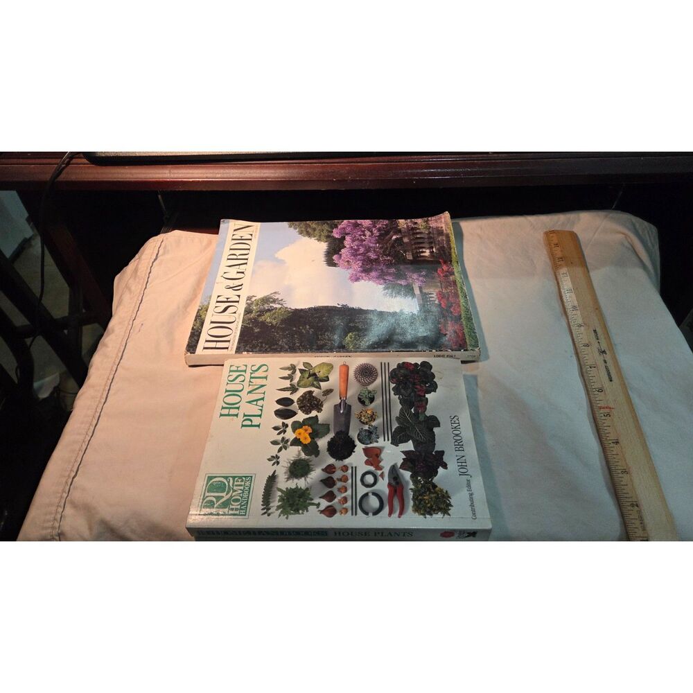 Vintage copy of Home & Garden Magazine April 84'  + Retro 90' House Plants combo